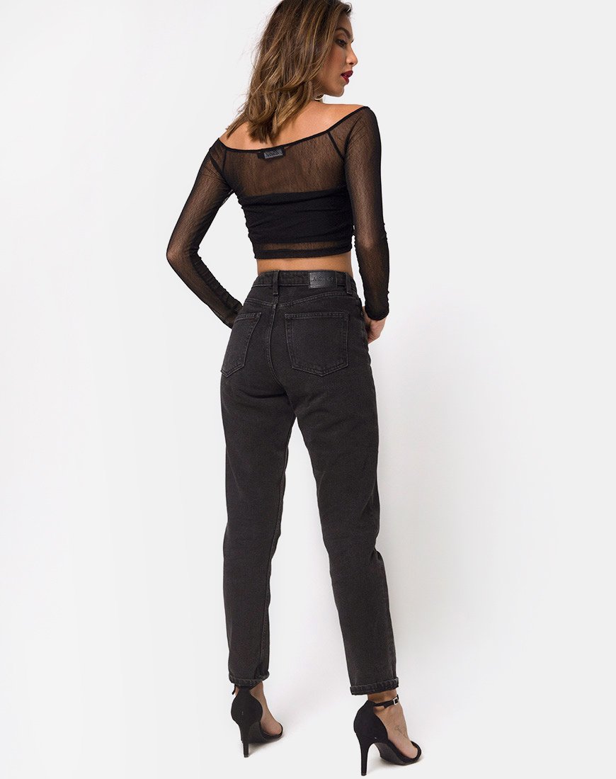 Imagen de Ganida Crop Top en Negro