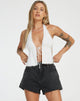 imagen de Gastra Crop Top en Blanco