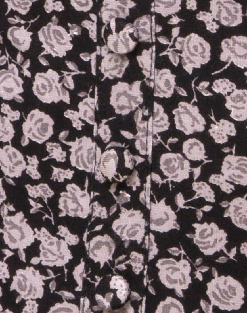 Imagen de Gaton Corpiño Bardot en Ditsy Rose Negro