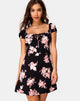 Imagen del minivestido Gaval en rosa vintage