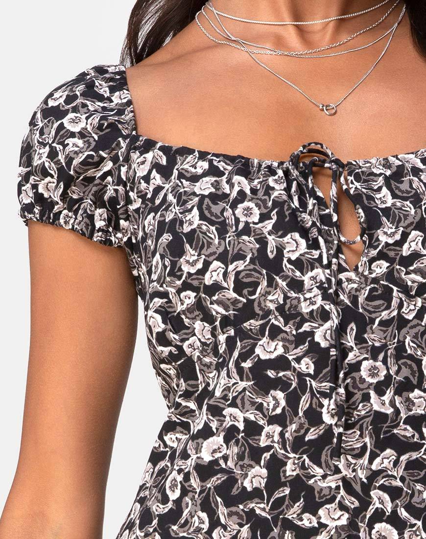 Imagen de Gaval Mini Dress in Wild Tulip Black