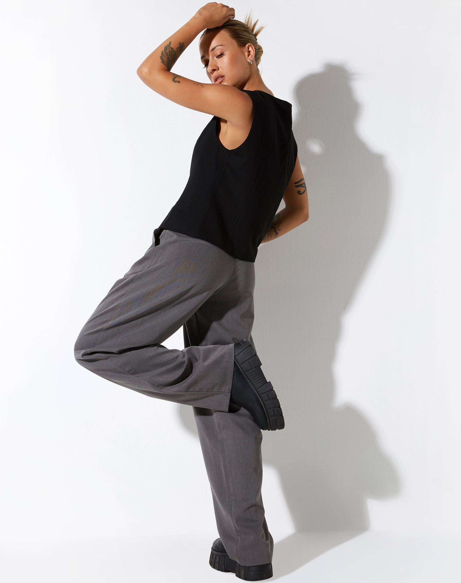 imagen de Gavan Chaleco en Tailoring Negro