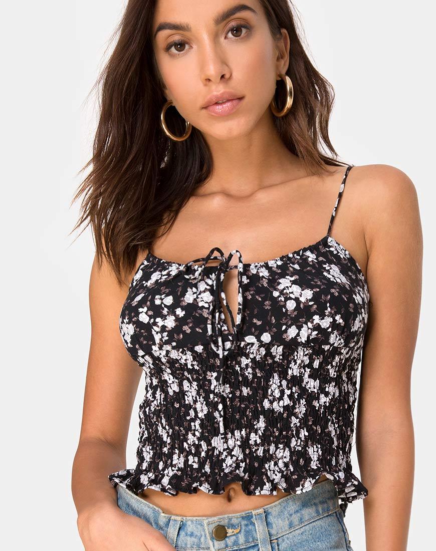 Imagen de Gemala Top en Flor Silvestre Oscura