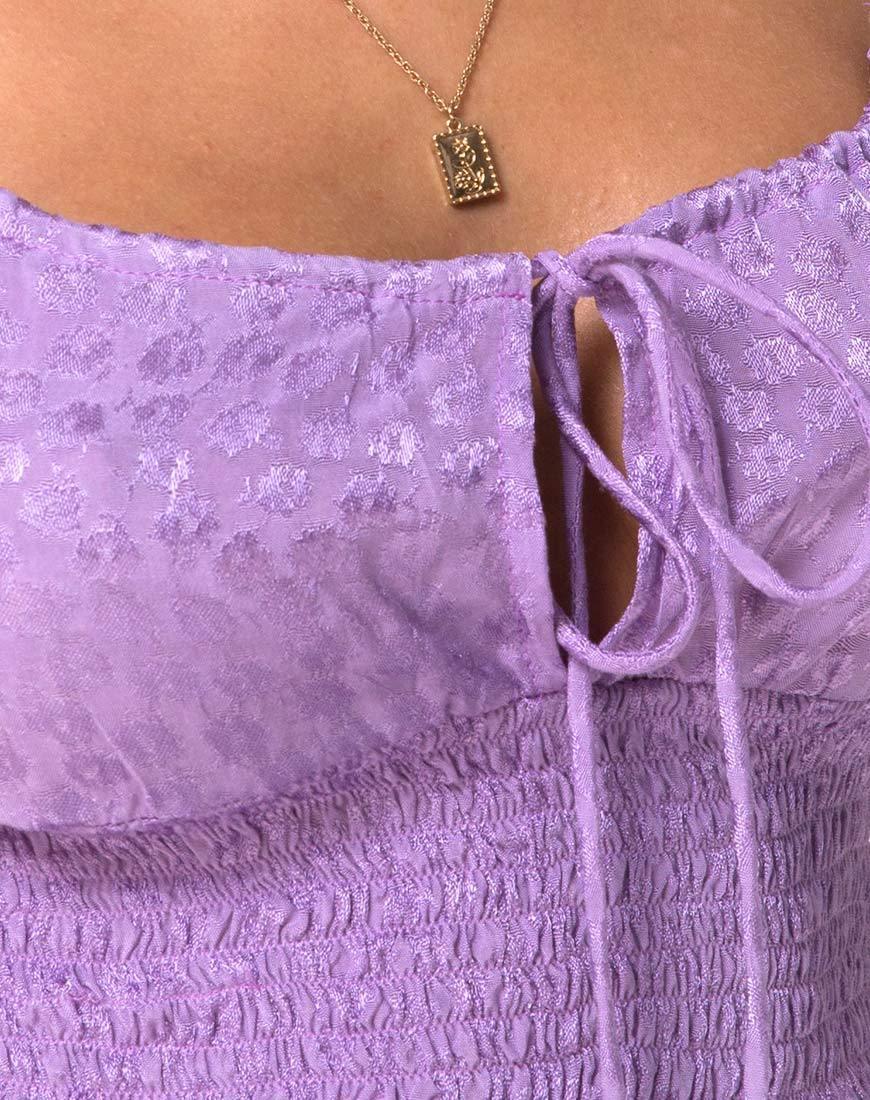 Imagen de Gemala Cami Top de satén Ditsy Rose Lavanda