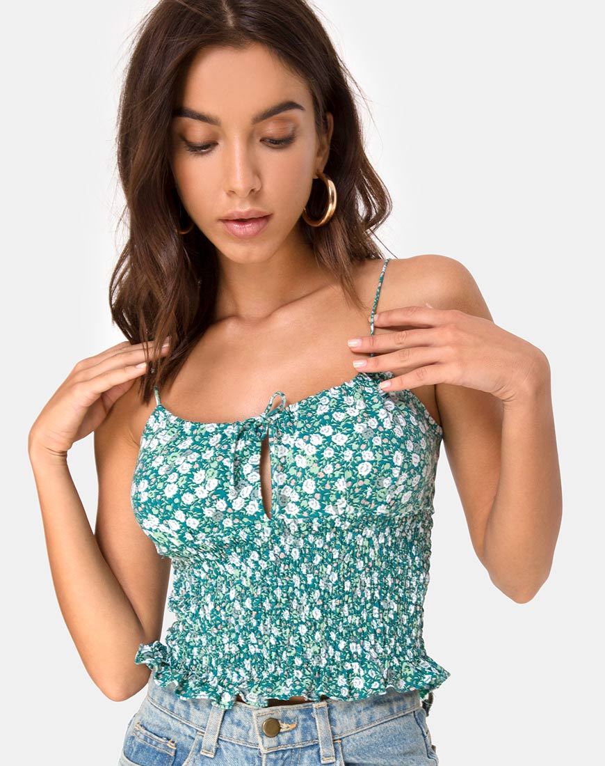 Cami Top Gemala en Campo Floral