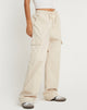imagen de Geona Wide Leg Cargo Trouser en color crudo