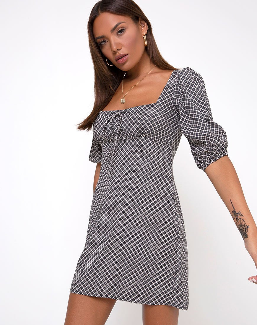 Vestido Giada en Check it Out Negro