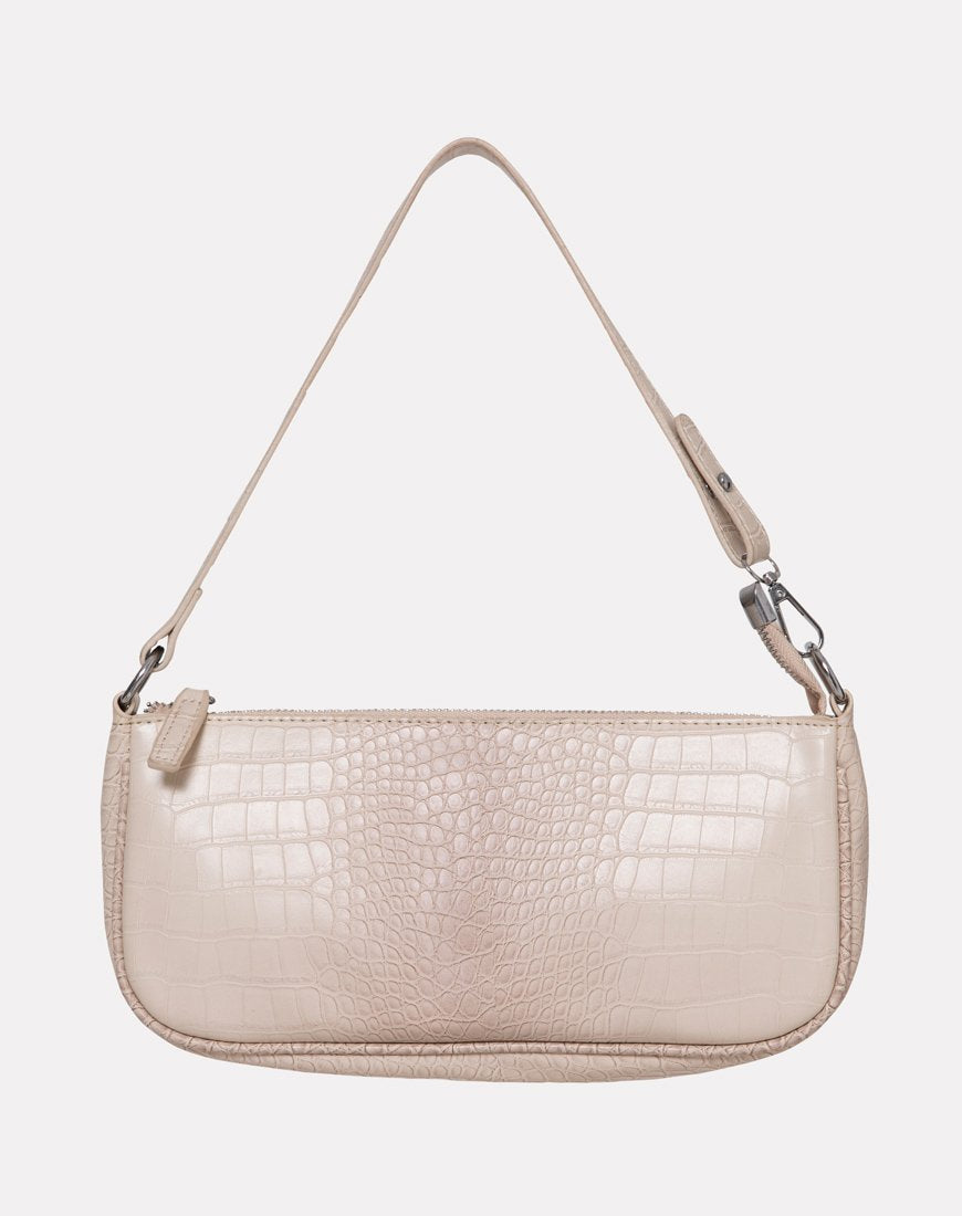 Imagen de Gigi Bolso de hombro en Croc Beige