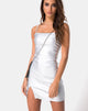 Imagen de Gilea Bodycon Dress in Silver Metallic