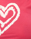 Corazón rosa intenso