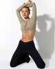 imagen de Gisy Crop Top en Lycra London Fog
