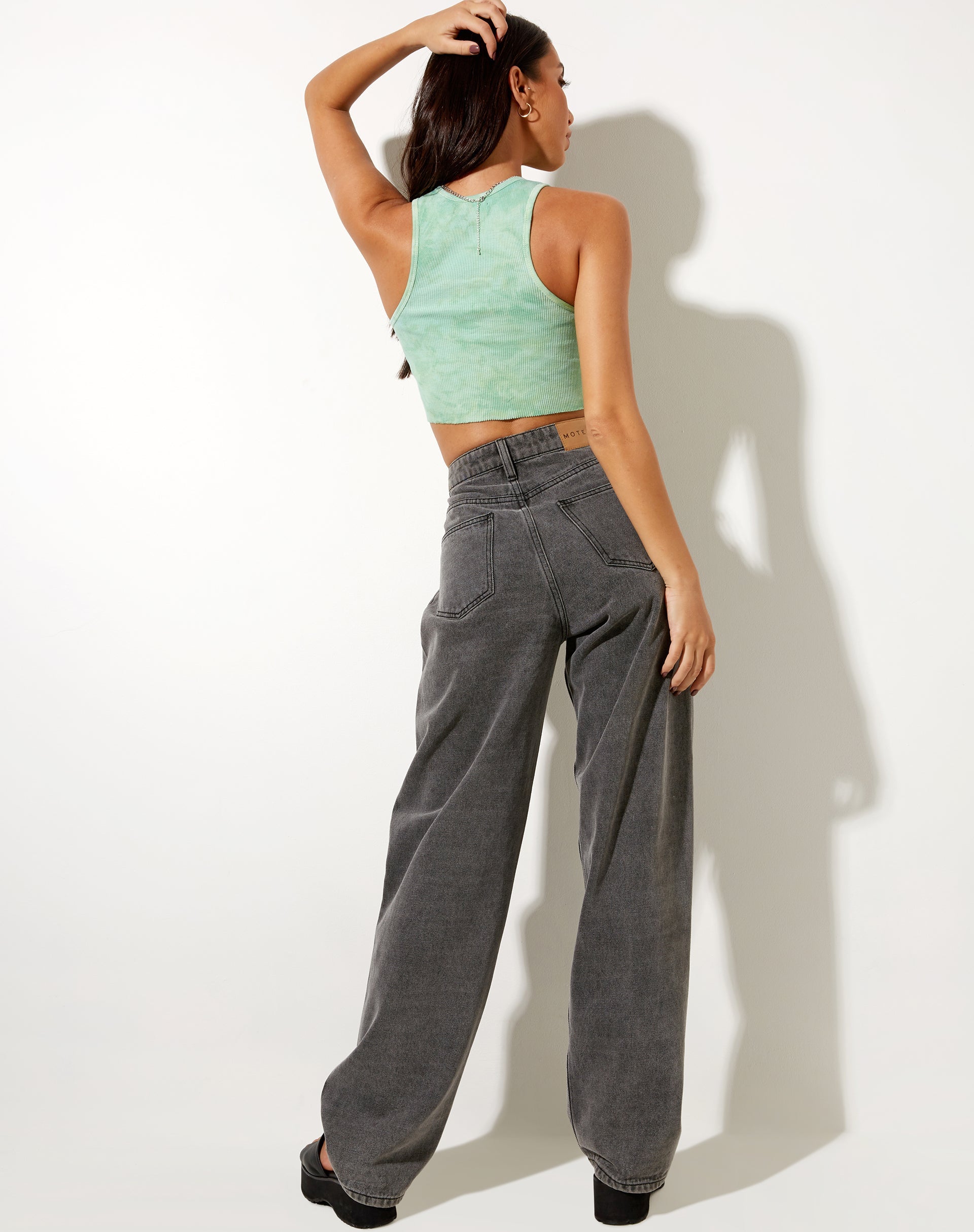 Imagen de Givas Crop Top en Tie Dye Verde