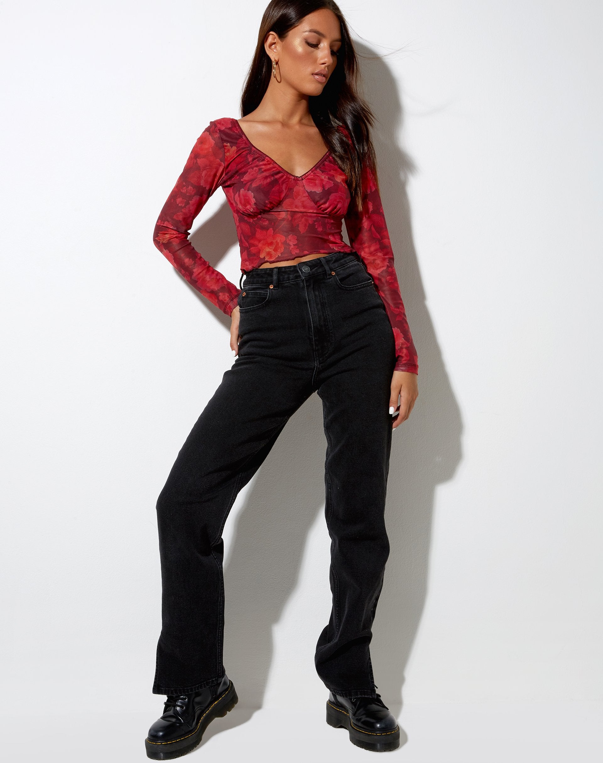 Imagen de Glaster Crop Top en Rough Rose