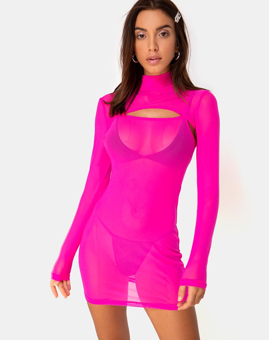 Imagen de Glesia Dress Fluro Pink