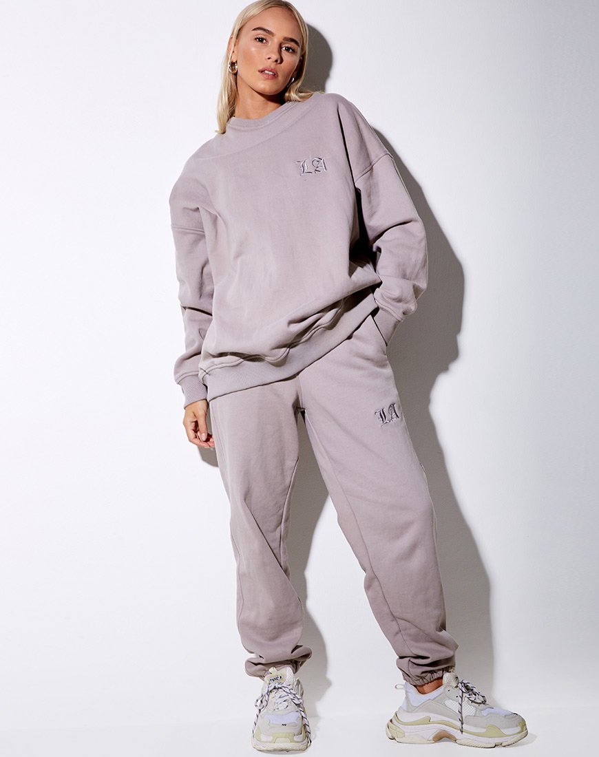 Imagen de Sudadera Glo en Mushroom con LA Embro