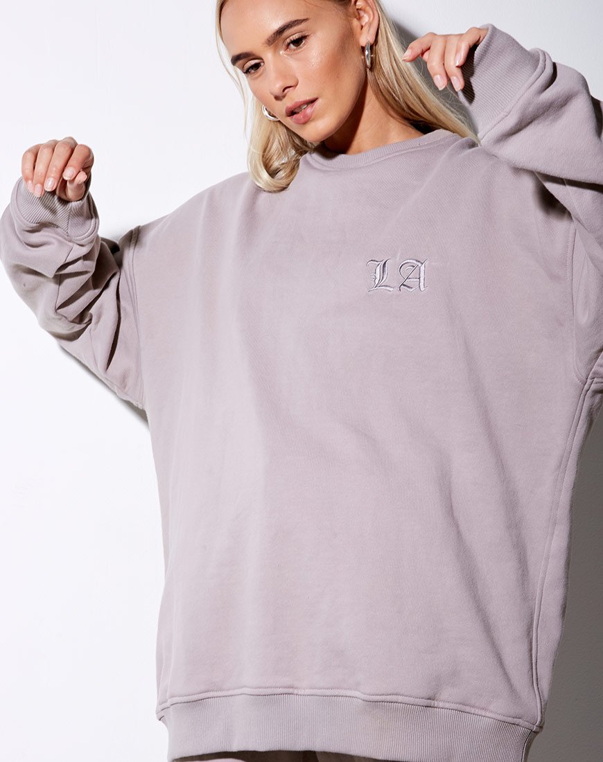 Imagen de Sudadera Glo en Mushroom con LA Embro