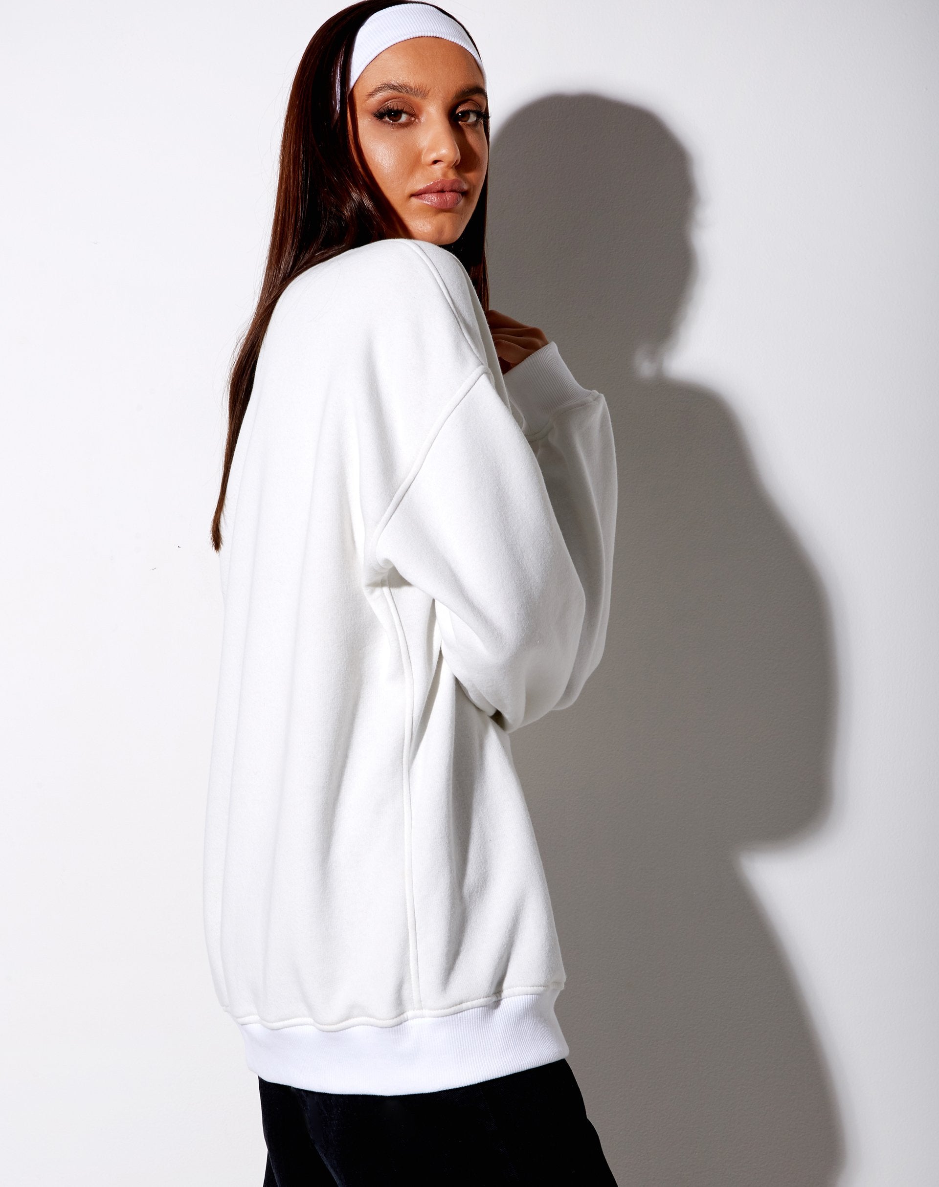 Imagen de sudadera Glo en blanco Los sentimientos van y vienen