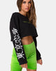Imagen de Gocea Crop Top en negro Tokyo Love Symbol