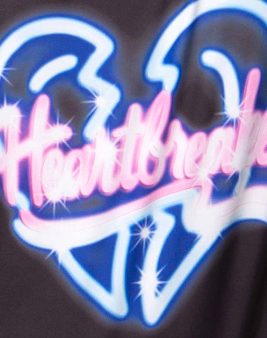 Imagen del bañador Goddess en Heart Breaker Negro