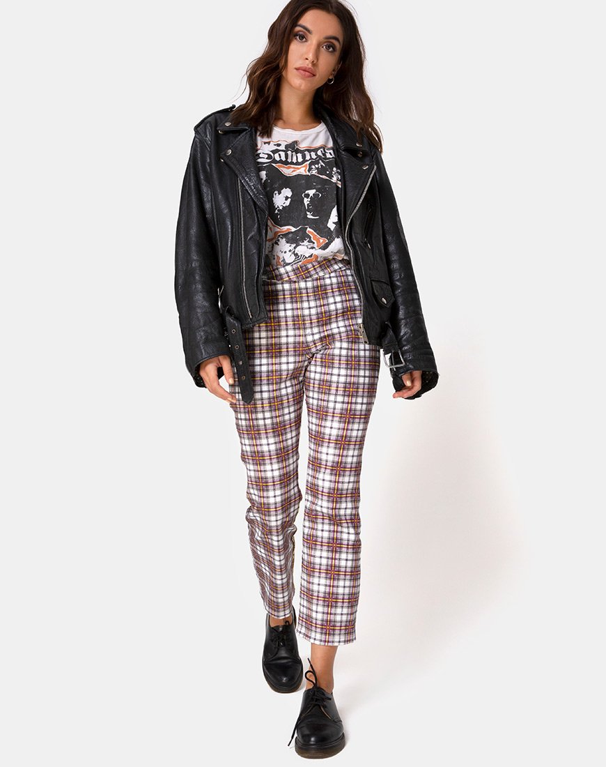Imagen del pantalón Grava de cuadros grunge morado