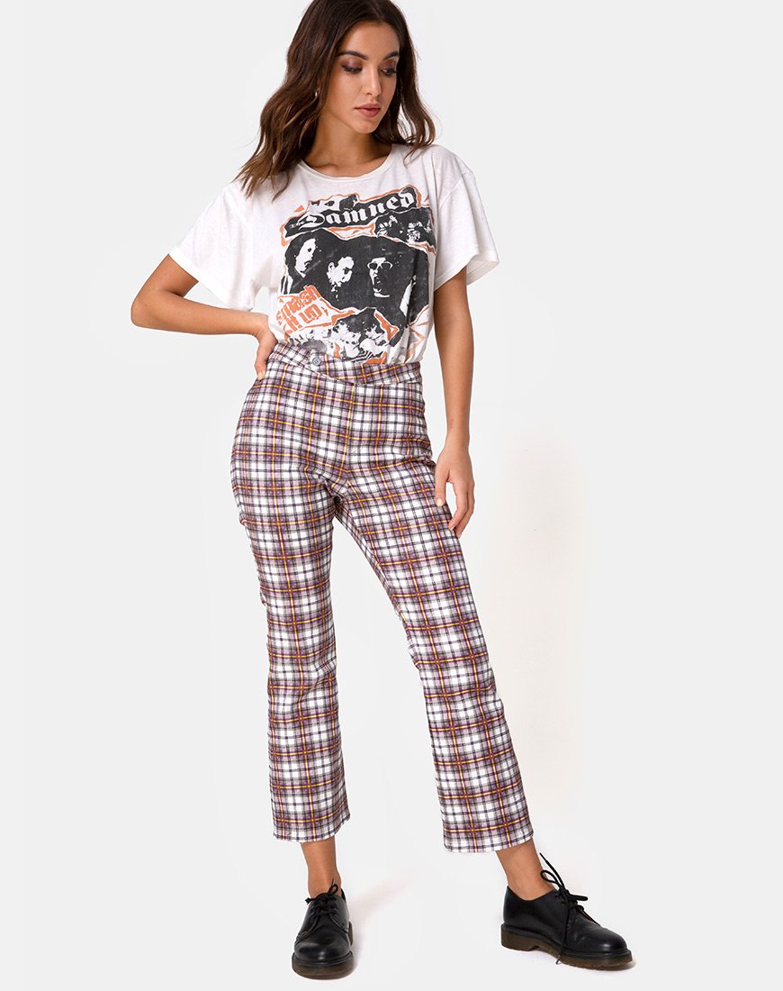 Imagen del pantalón Grava de cuadros grunge morado