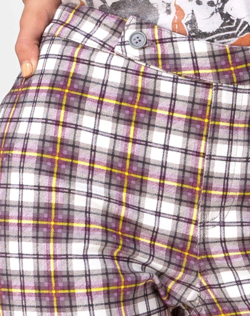 Imagen del pantalón Grava de cuadros grunge morado