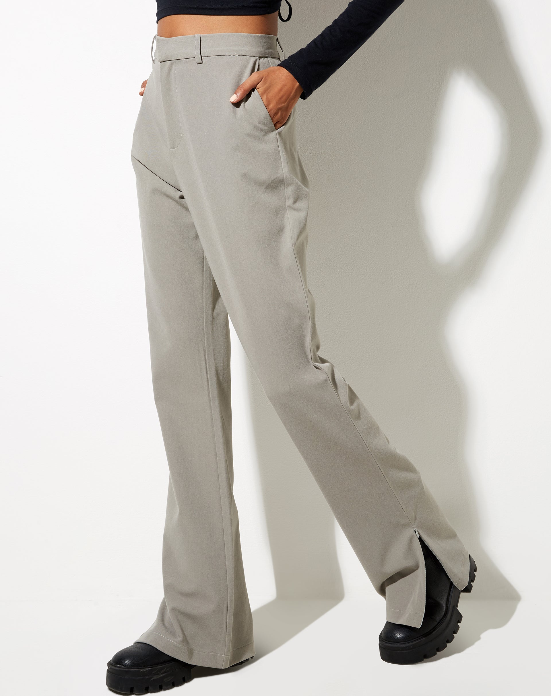 Imagen del pantalón Grego Verde Beige