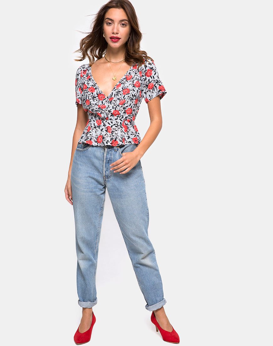 Imagen de Shanina Top en Blooming Rose