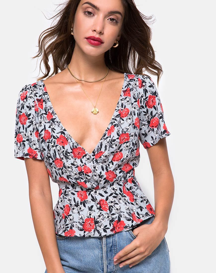 Imagen de Shanina Top en Blooming Rose