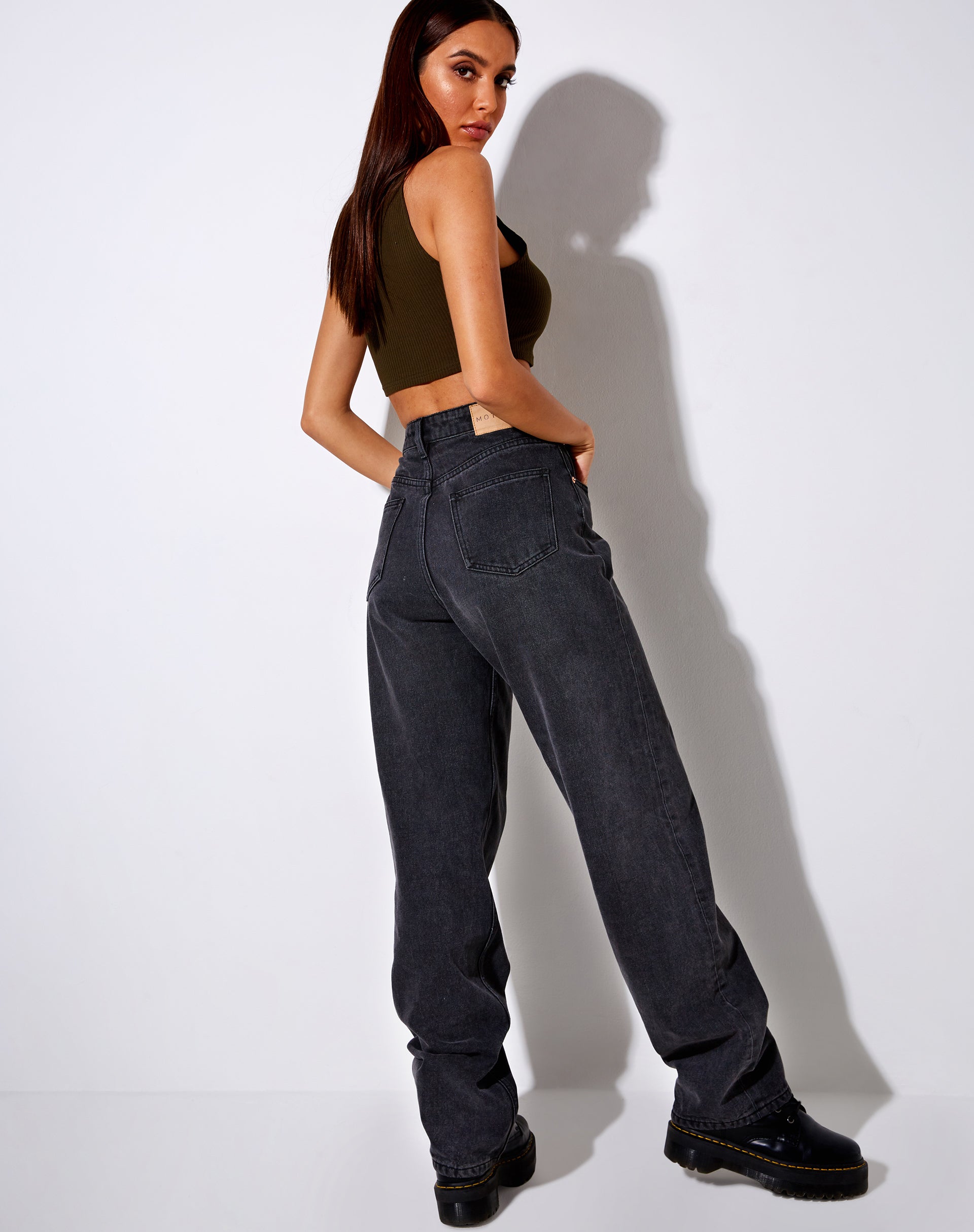 Imagen de Guaco Crop Top en Rib Khaki