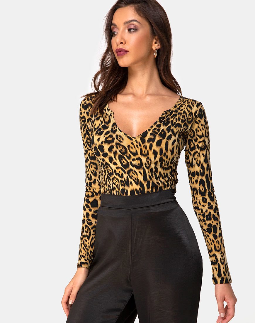 Imagen de Guanelle Top en leopardo