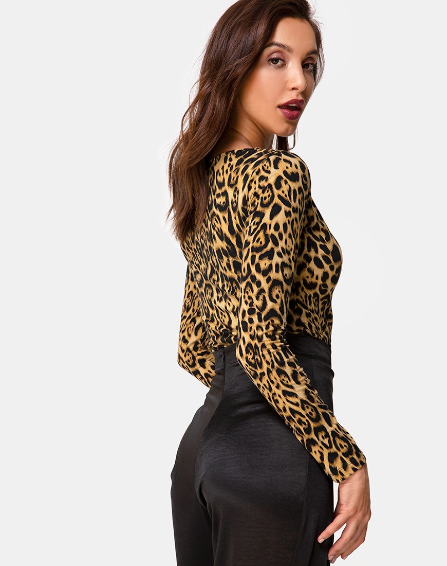 Imagen de Guanelle Top en leopardo