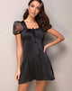 Imagen del vestido Guenelle de satén negro
