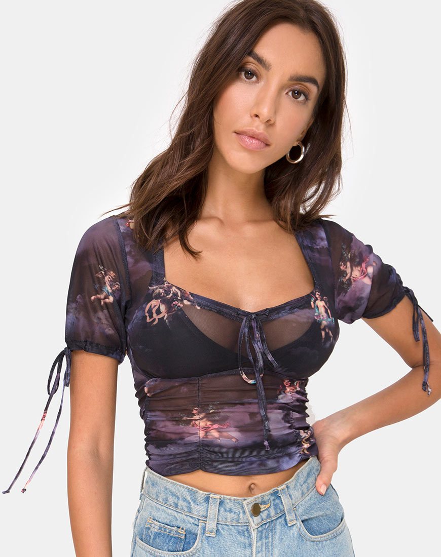 Top Guinevre de malla Ángel Oscuro