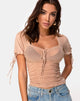 Imagen de Guinevre Top en red color canela