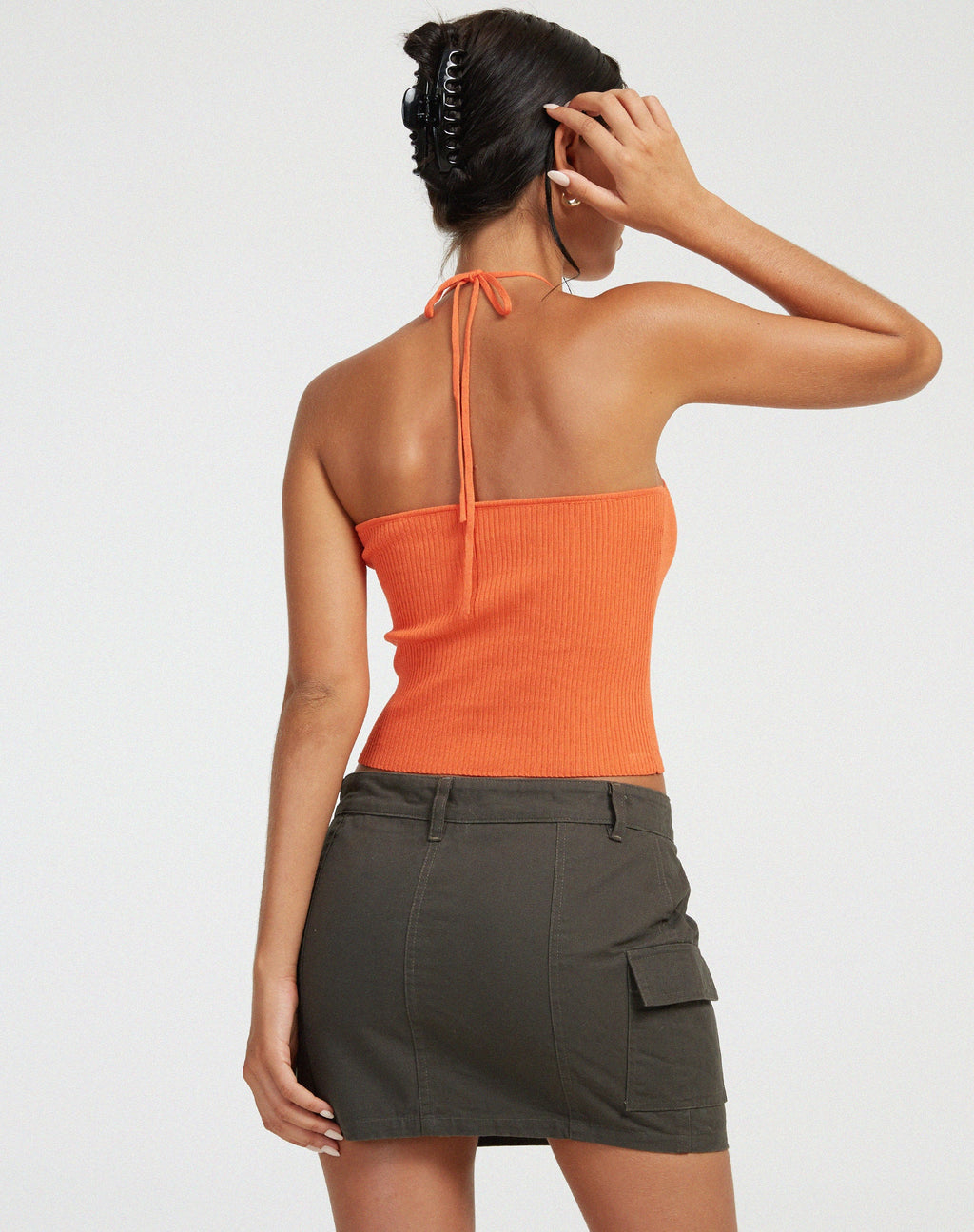 Gunmo Crop Top Naranja
