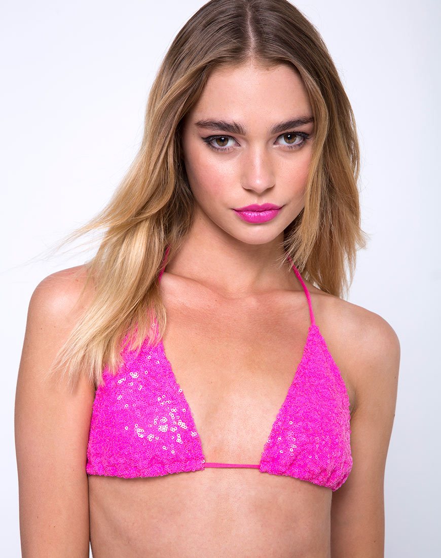 Imagen de Gwen Bralet en Mini Lentejuelas Paris Rosa