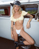 Imagen de Haenji Crop Top en Lemon Gingham Amarillo