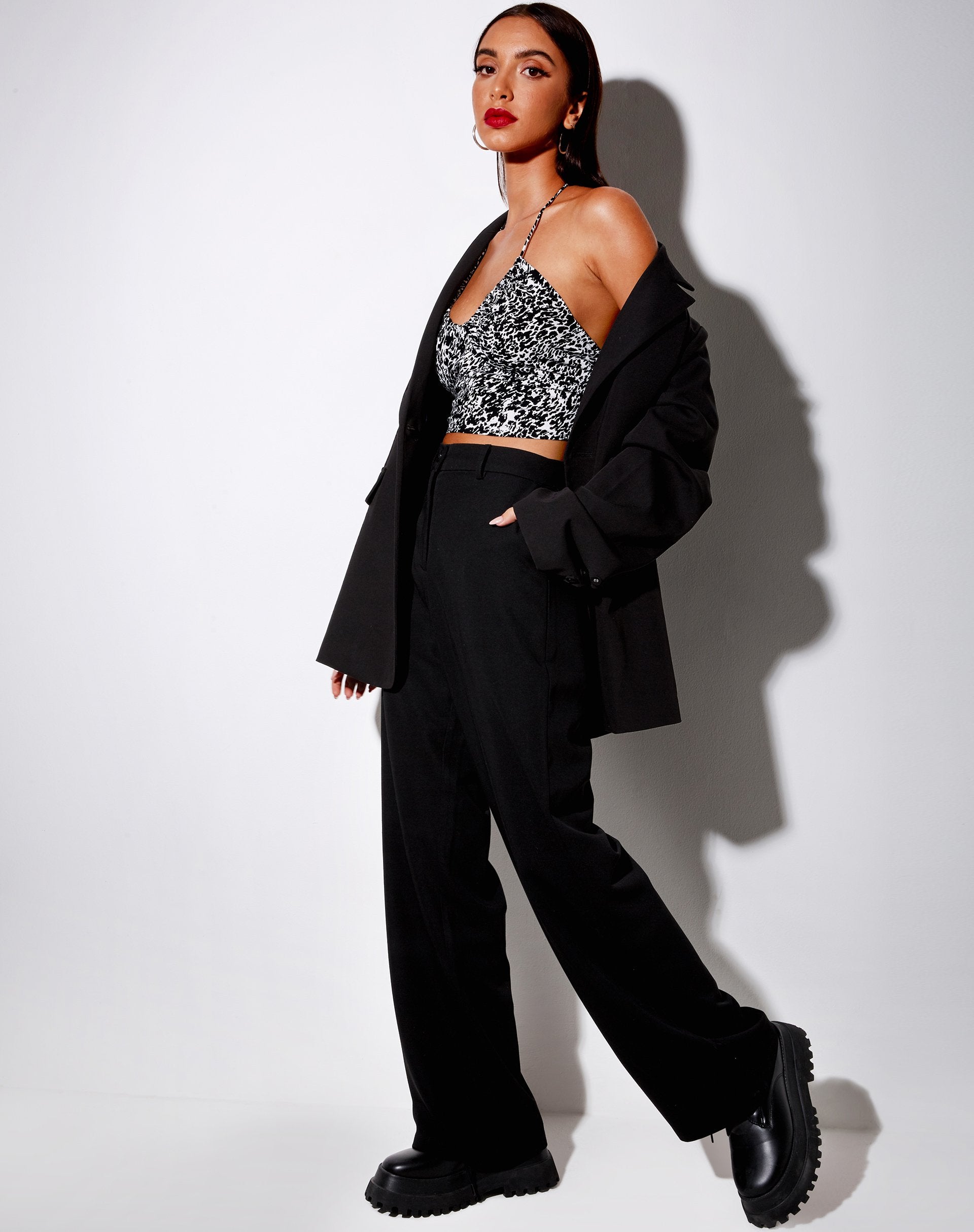 Imagen de Haltri Crop Top en Animal Abstracto