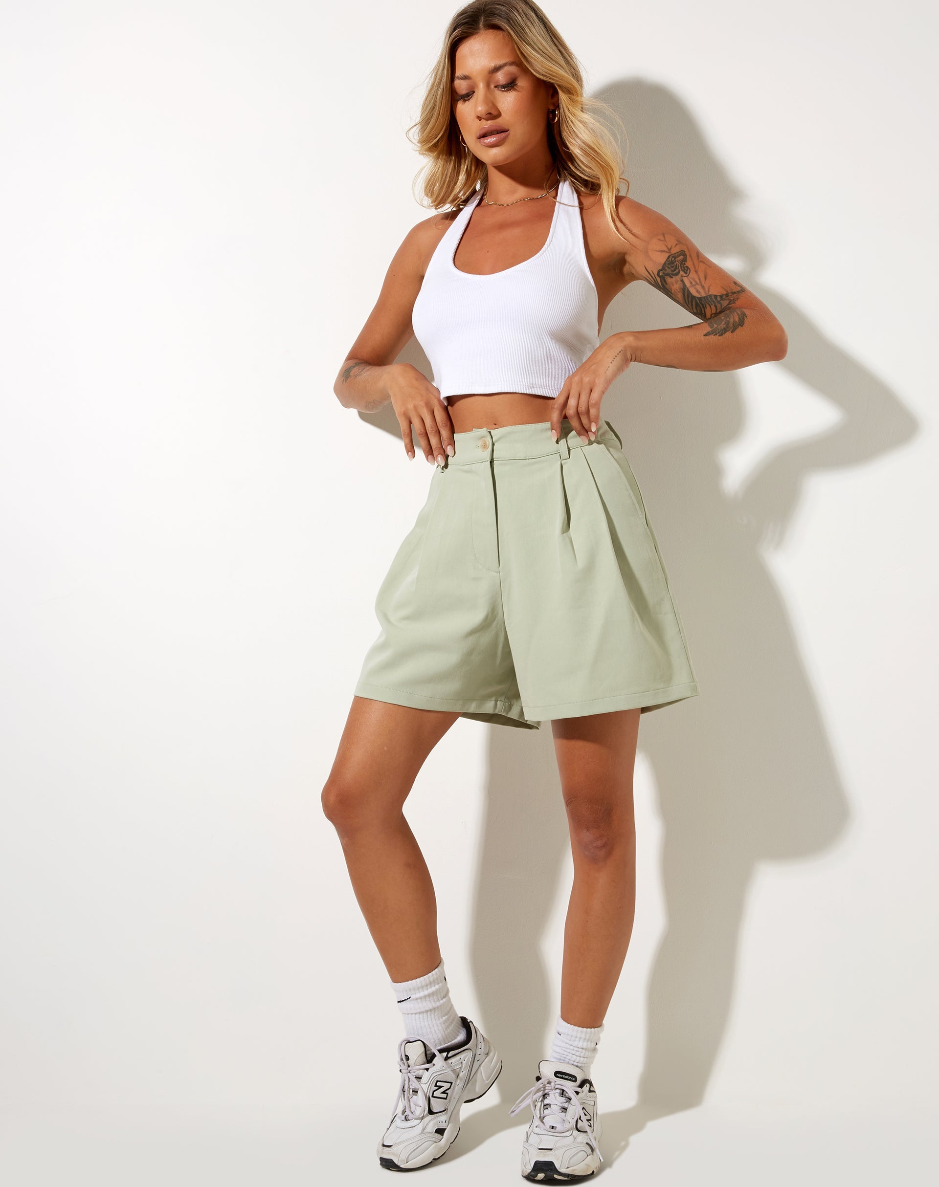 Imagen de Hamo Tailored Short en Sage