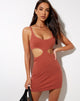 Imagen de Han Bodycon Dress in Rib Cedar