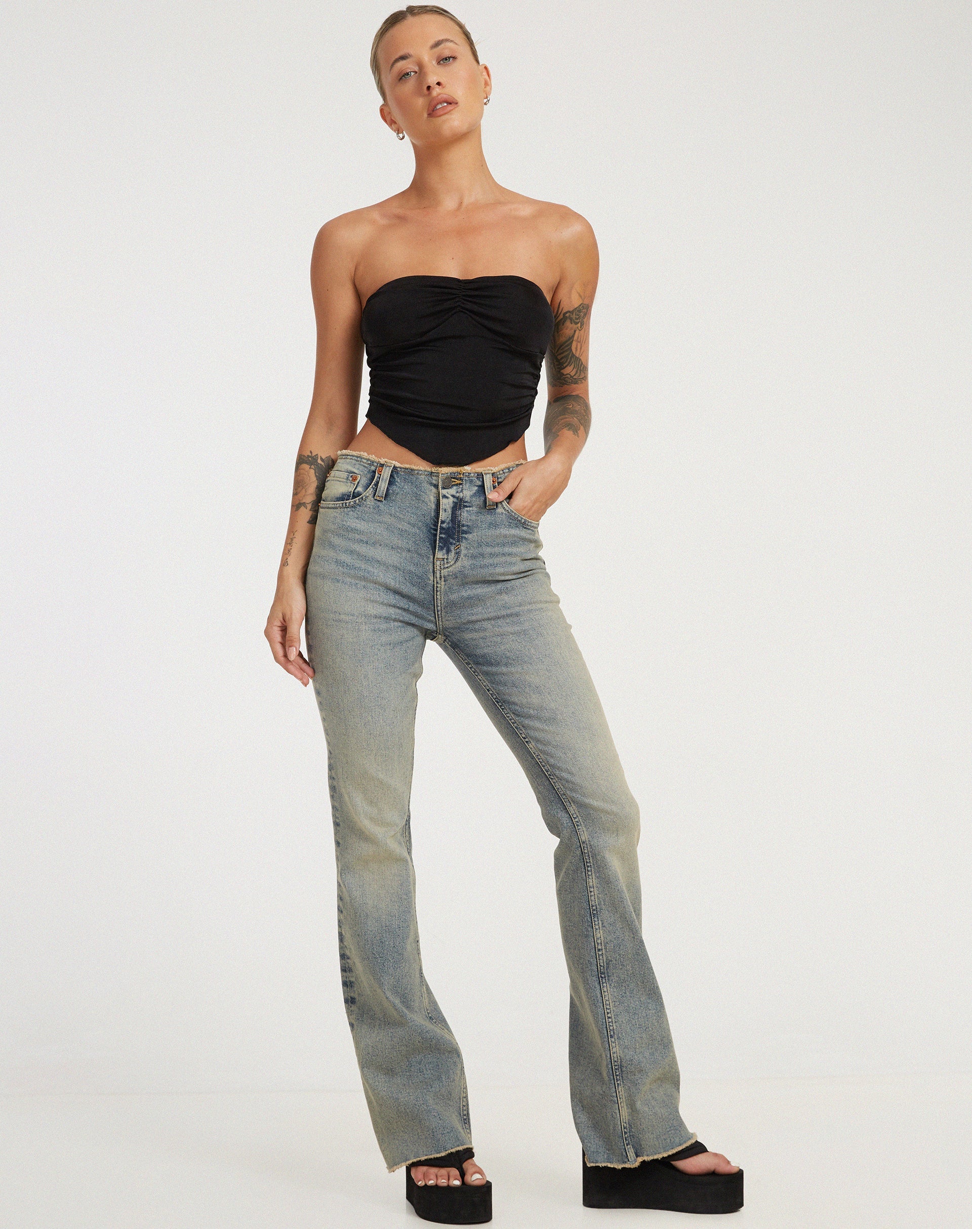 imagen de Hankru Bandeau Top en Negro