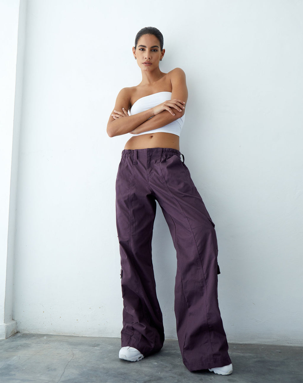 Pantalón Cargo Hansa de Panamá Morado oscuro