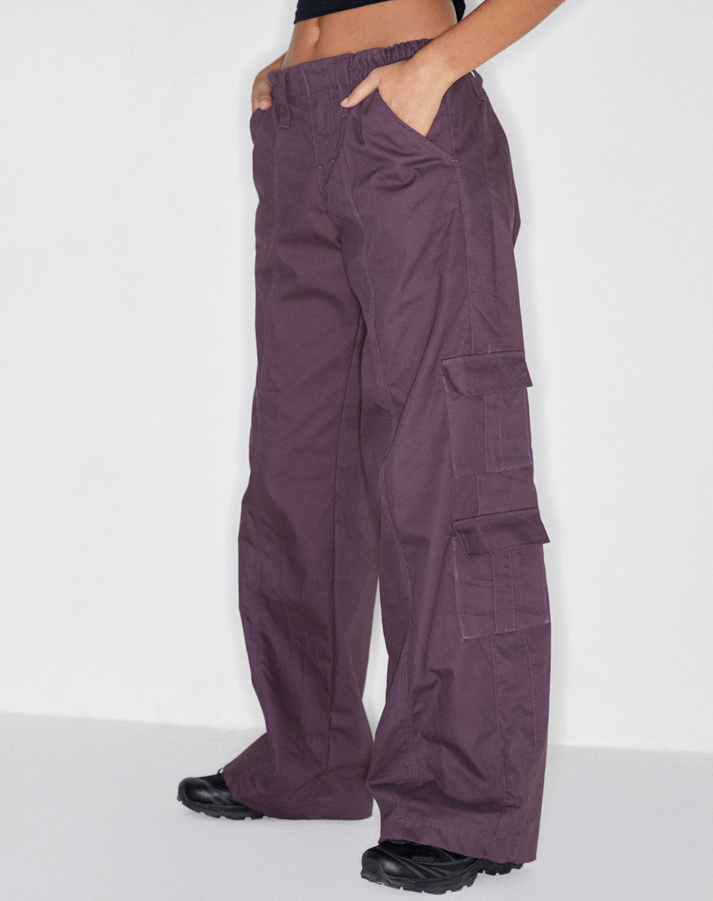 Pantalón Cargo Hansa de Panamá Morado oscuro