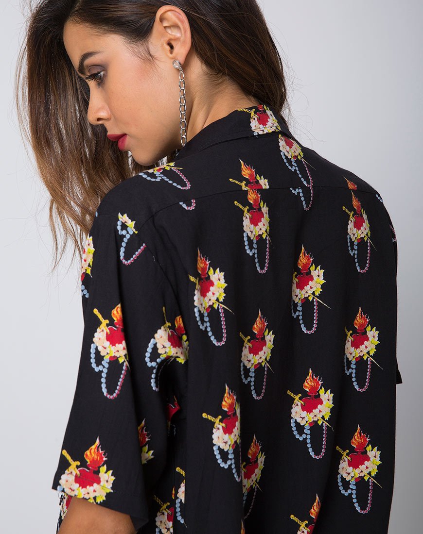 Camisa hawaiana en Sagrado Corazón