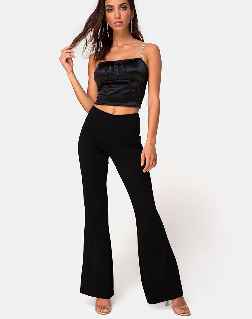 Imagen de Hearty Flare Trouser en Spandex negro