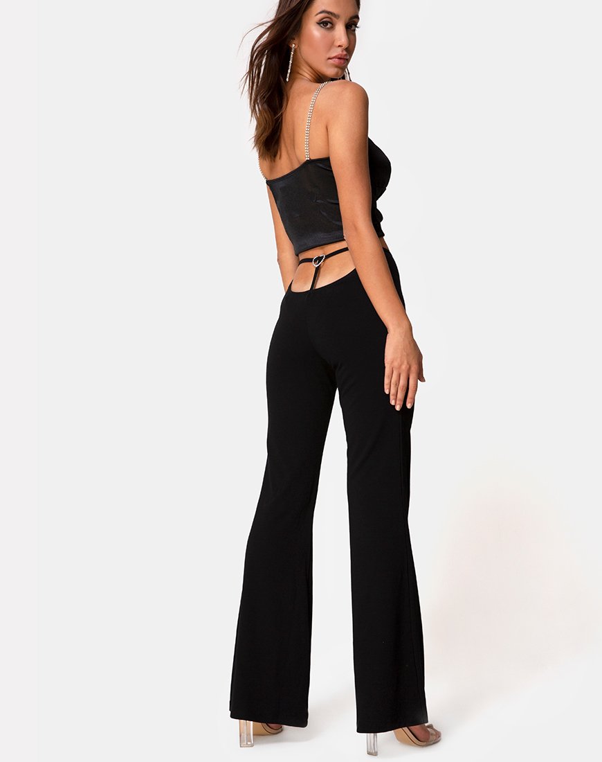 Imagen de Hearty Flare Trouser en Spandex negro