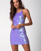 Imagen del vestido Hedi de lentejuelas escamas de pez sirena