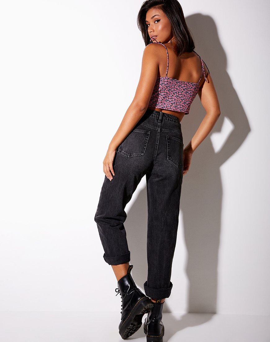 Imagen de Hemary Crop Top en Floral Fun Pink