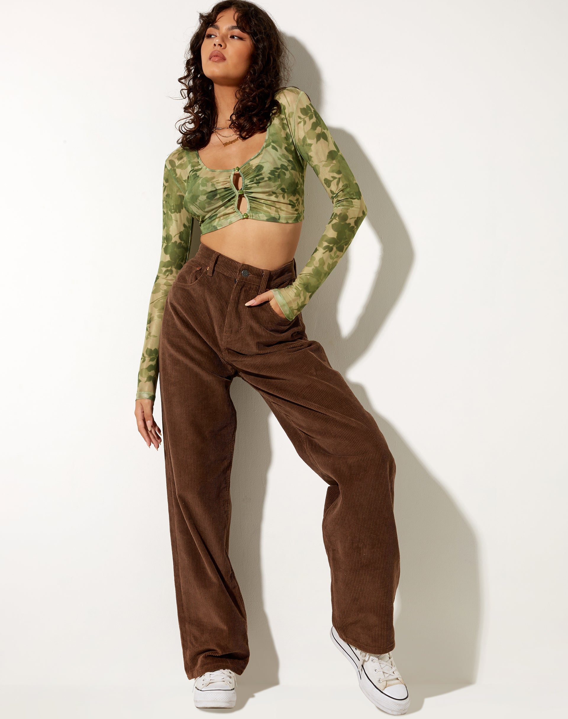 Imagen de Henru Cropped Cardi in Blurred Floral